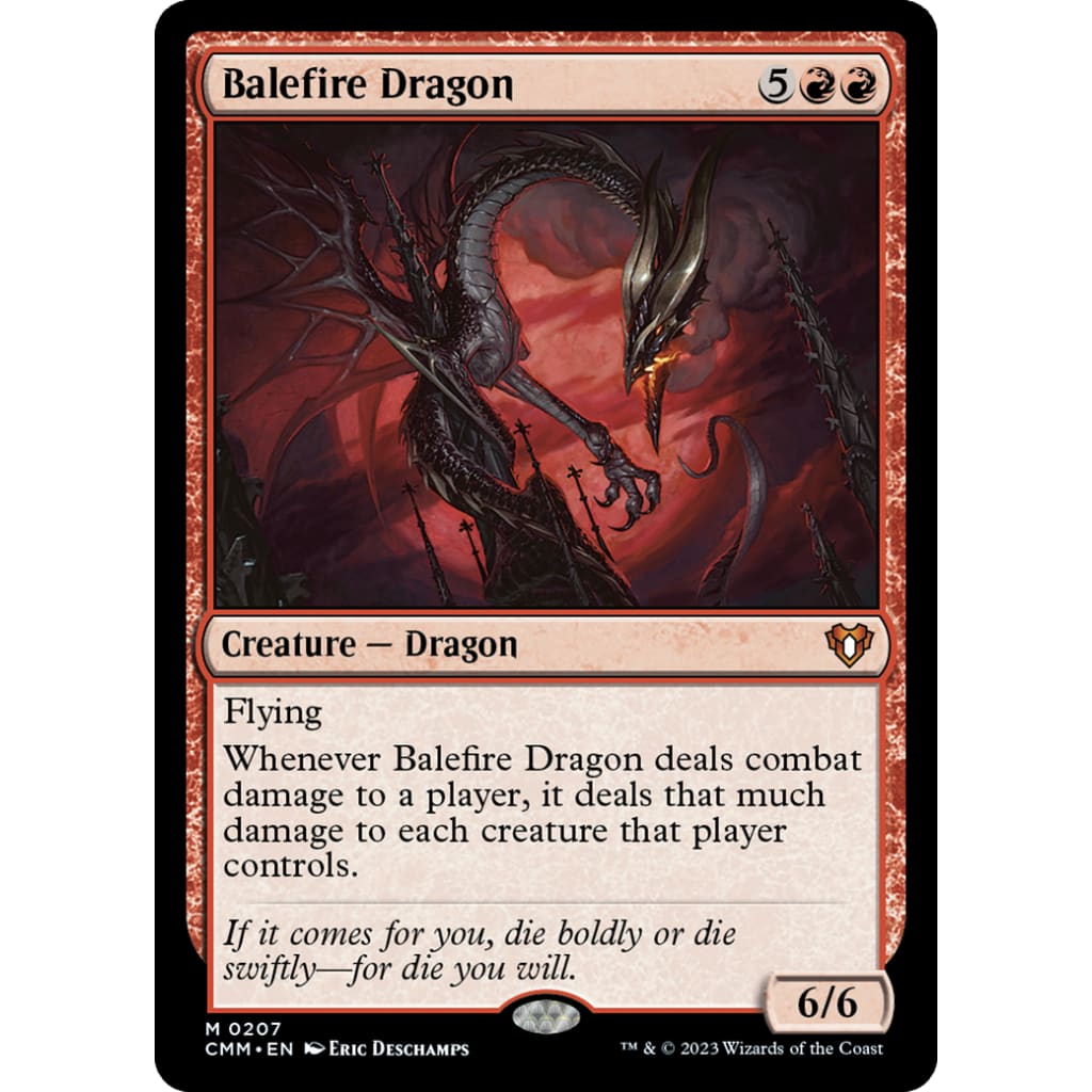 Balefire Dragon (CMM-207) Foil - Single