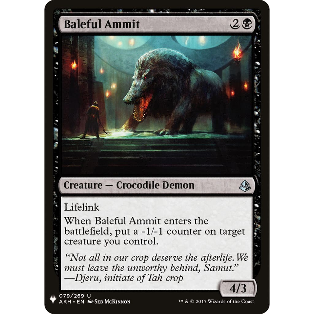 Baleful Ammit (PLST-AKH-79) - Single