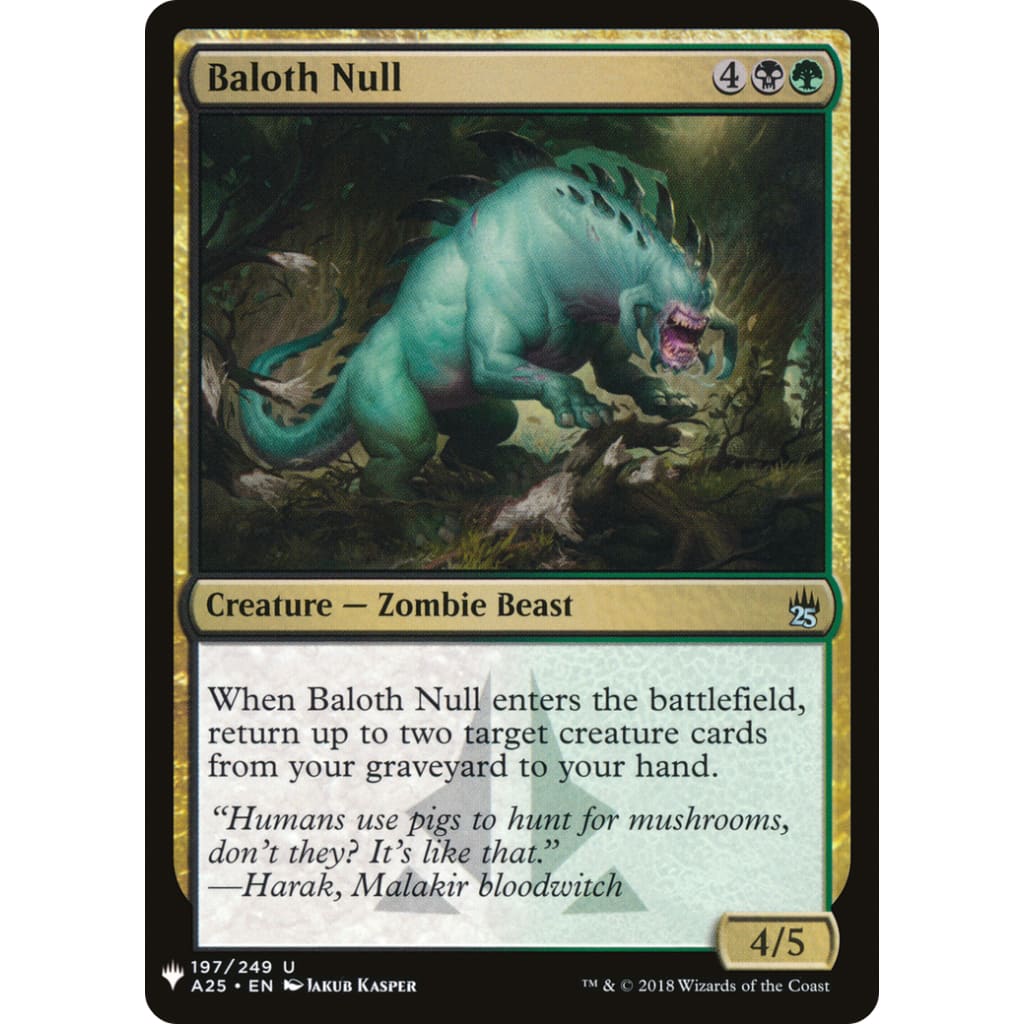 Baloth Null (PLST-A25-197) - Single