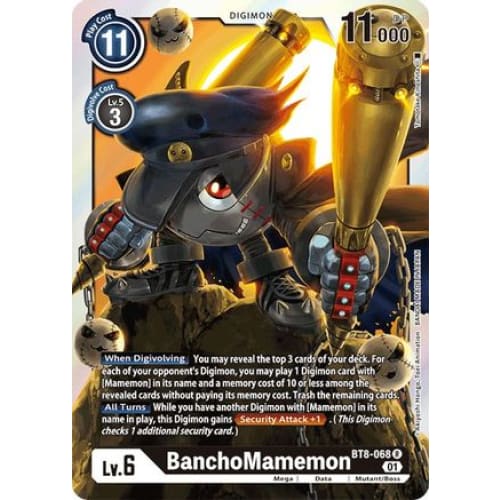 BanchoMamemon - BT8-068 - Rare Foil - Single