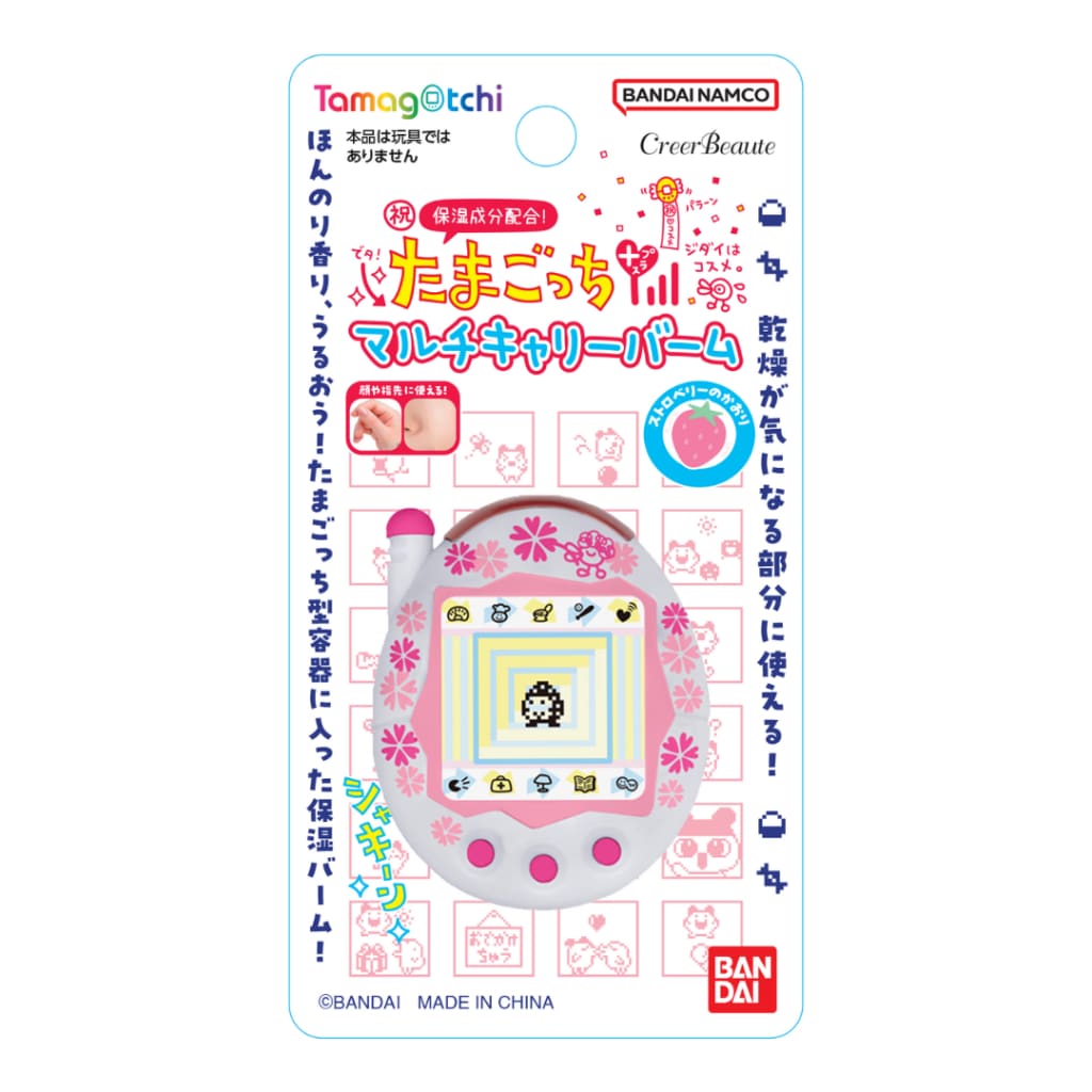 Bandai Lifestyle Tamagotchi Balm White X Flower
