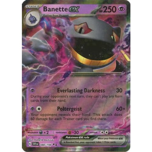 Banette ex - 088/198 (88) Double Rare Holofoil - Single