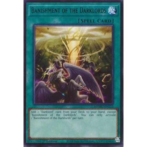 Banishment of the Darklords - MZMU-EN112 Rare 1st Edition