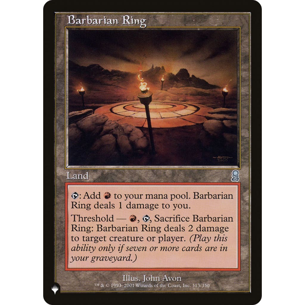 Barbarian Ring (PLST-ODY-313) - Single