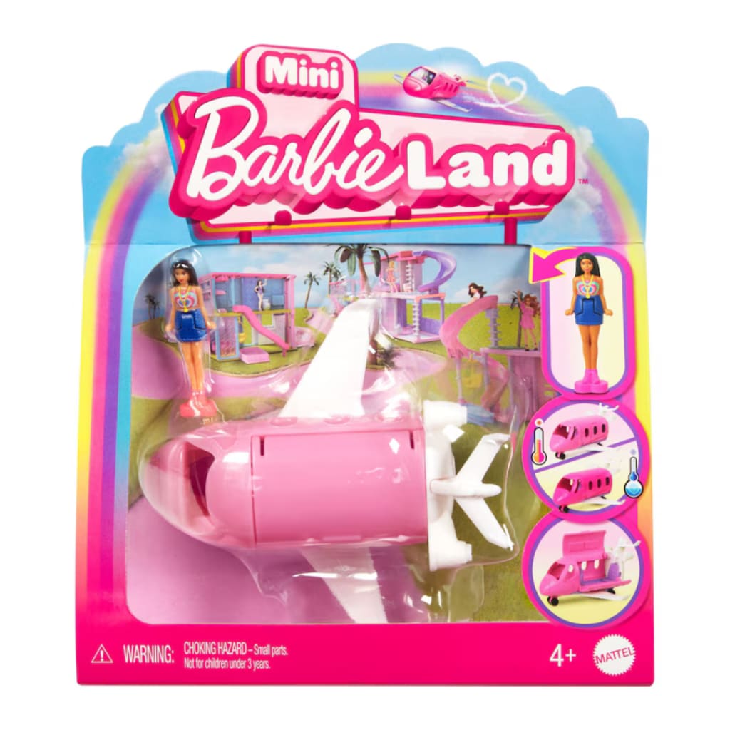 Barbie Mini BarbieLand Doll & Toy Dreamplane Vehicle Set