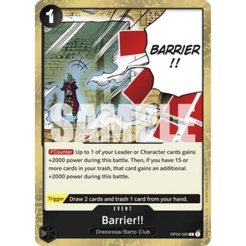 Barrier!! (Jolly Roger Foil) OP04-095 C Premium Booster