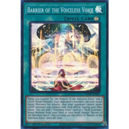 Barrier of the Voiceless Voice - PHNI-EN067 Super Rare 1st