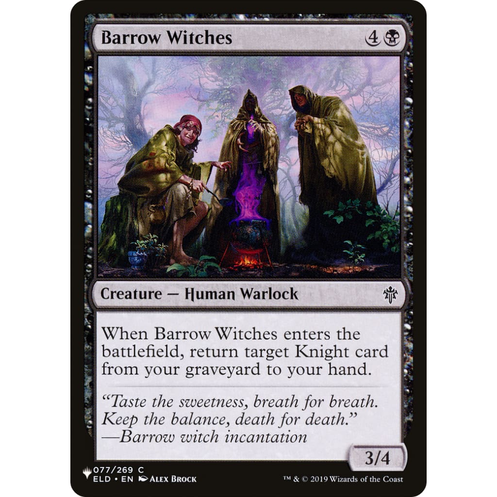 Barrow Witches (PLST-ELD-77) - Single