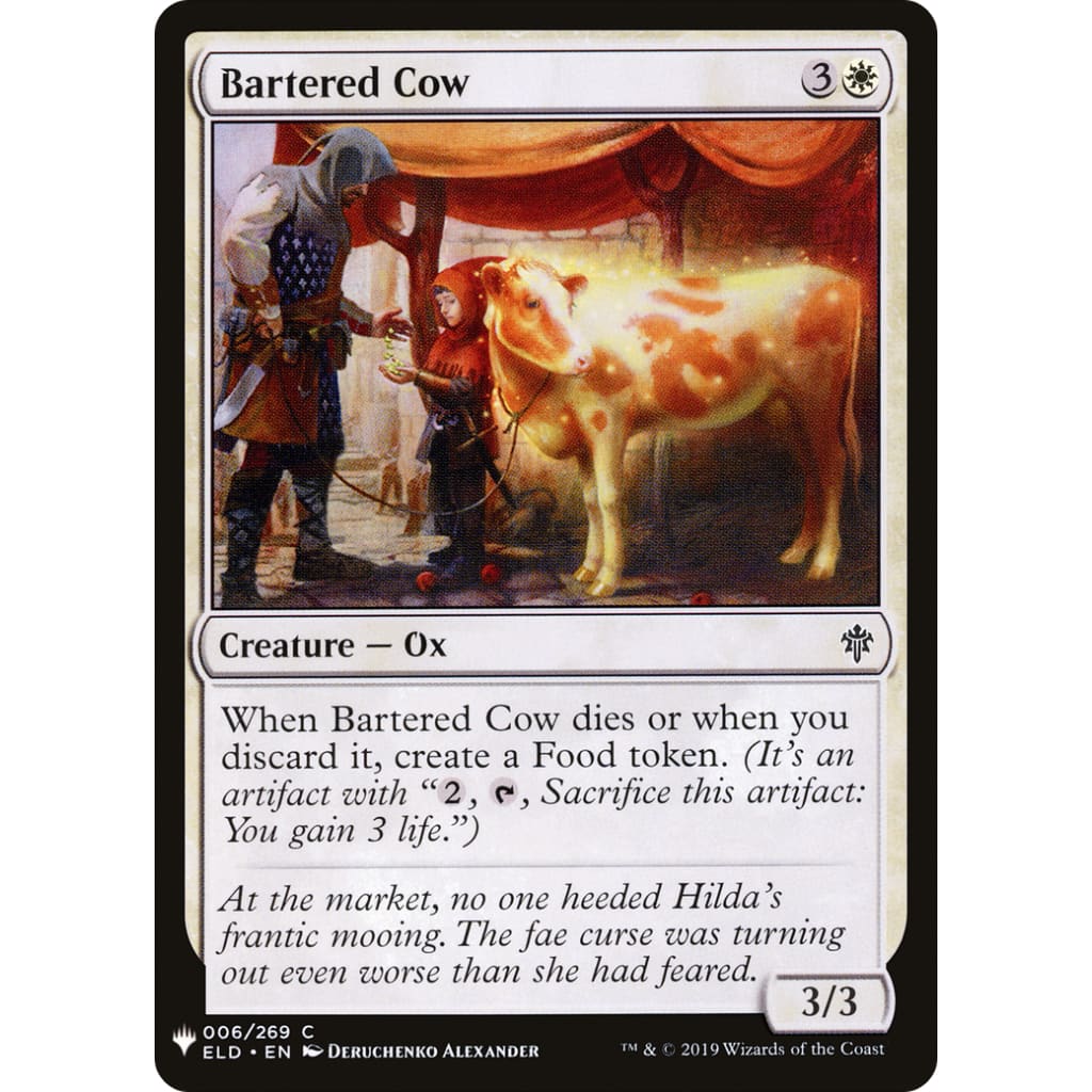 Bartered Cow (PLST-ELD-6) - Single