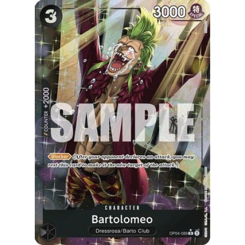 Bartolomeo (OP04-089) (Alternate Art) OP04-089 R Premium