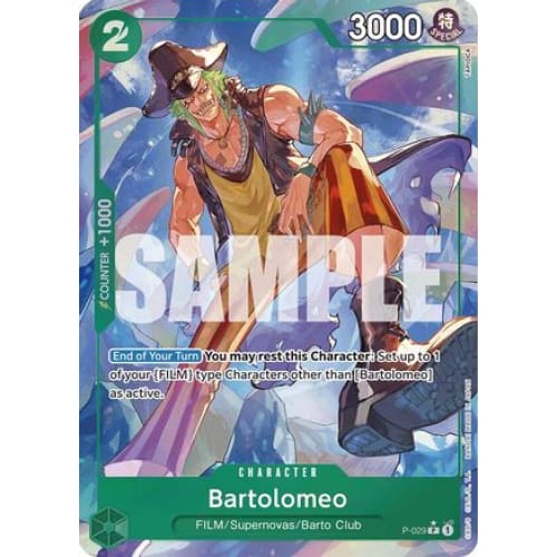 Bartolomeo (P-029) (Full Art) P-029 PR Premium Booster -The