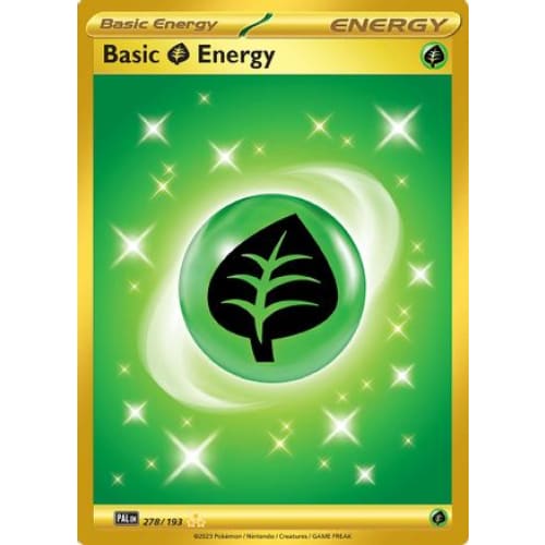 Basic Grass Energy - 278/193 (278) Hyper Rare Holofoil