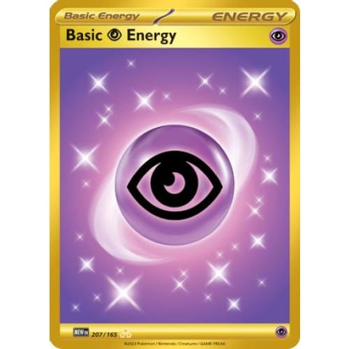 Basic Psychic Energy - 207/165 (207) Hyper Rare Holofoil