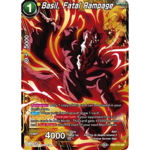 Basil Fatal Rampage (Reprint) (Battle Evolution Booster)