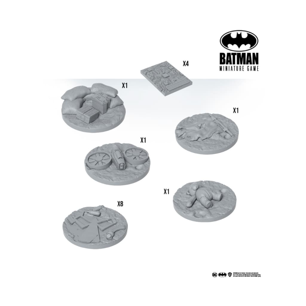 Batman Miniature Game Soldier of Fortune Markers - Board