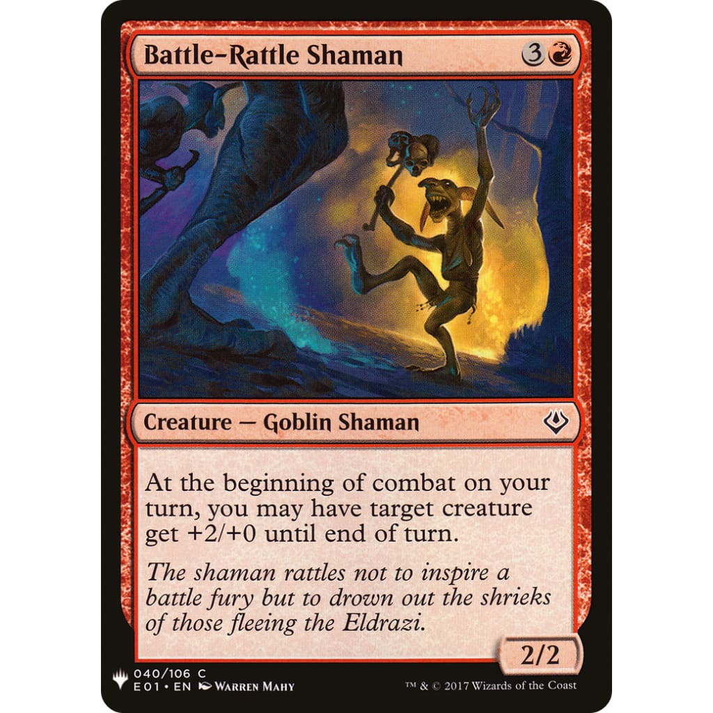 Battle-Rattle Shaman (PLST-E01-40) - Single