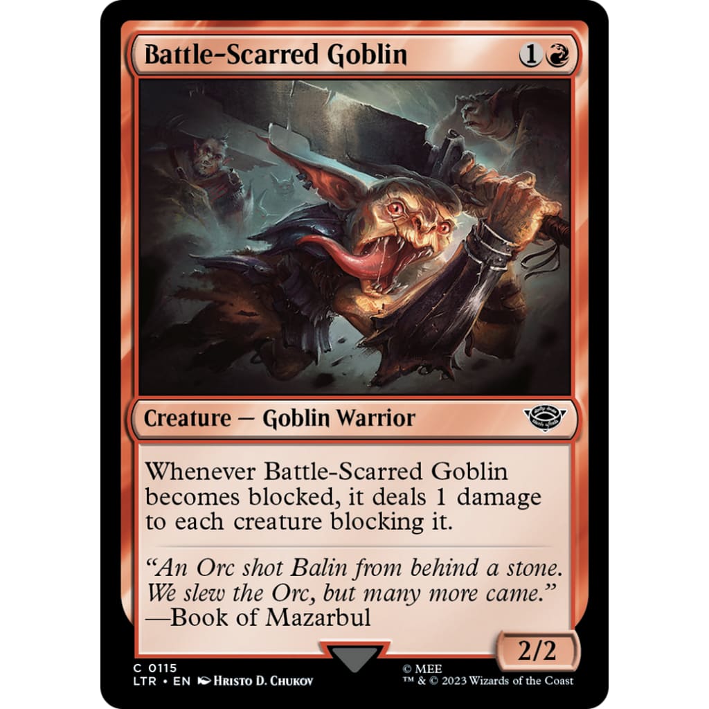 Battle-Scarred Goblin (LTR-115) Foil - Single