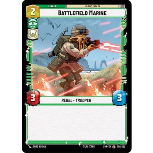 Battlefield Marine (095/252) - Spark of Rebellion Foil