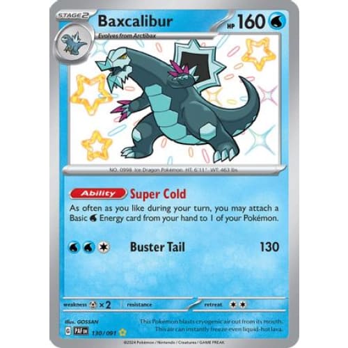 Baxcalibur (130) Shiny Rare Holofoil - Single