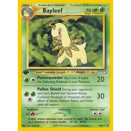 Bayleef (028/111) Uncommon Unlimited - Single
