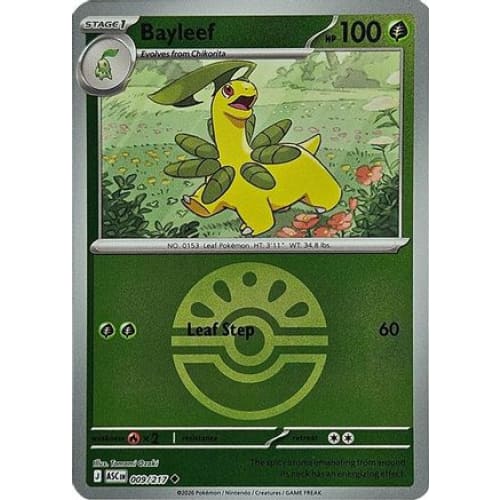 Bayleef (Friend Ball) (9) Uncommon Reverse Holofoil - Single