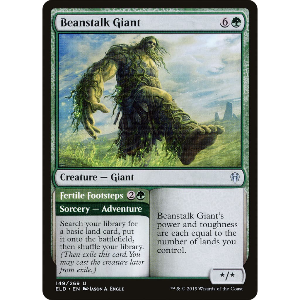 Beanstalk Giant // Fertile Footsteps (ELD-149) Foil - Single