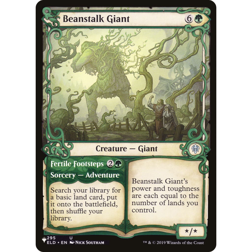 Beanstalk Giant // Fertile Footsteps (PLST-ELD-295):