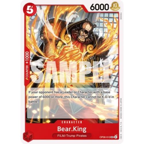 Bear.King OP06-012 UC Wings of the Captain - Single