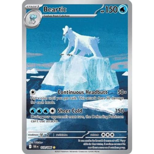 Beartic - 110/086 (110) Illustration Rare Holofoil - Single