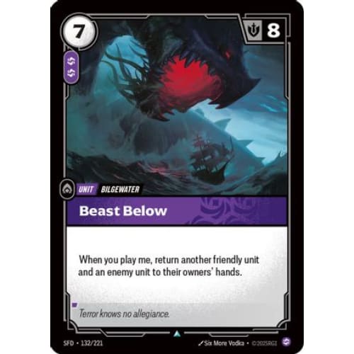 Beast Below (132/221) - Spiritforged - Single