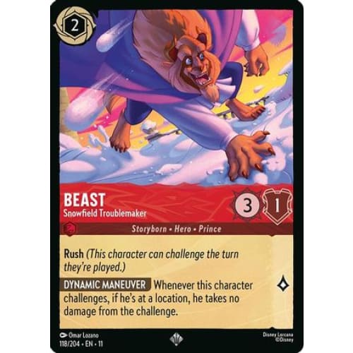 Beast - Snowfield Troublemaker (118/204) - Winterspell Cold