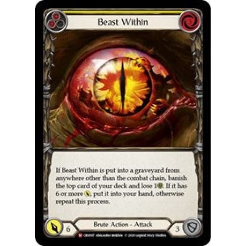 Beast Within (CRUCIBLE OF WAR) 1st Edition Rainbow Foil