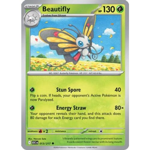 Beautifly - 013/217 (13) Uncommon - Single