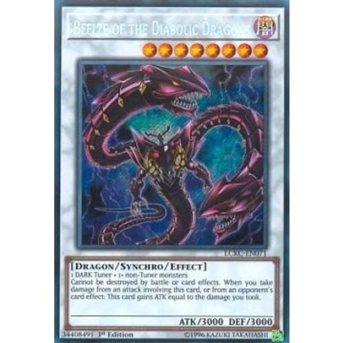 Beelze of the Diabolic Dragons (LCKC-EN071) Secret Rare