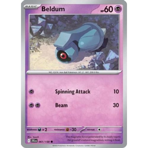 Beldum (61) Common - Single