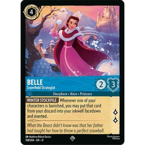 Belle - Snowfield Strategist (158/204) - Winterspell