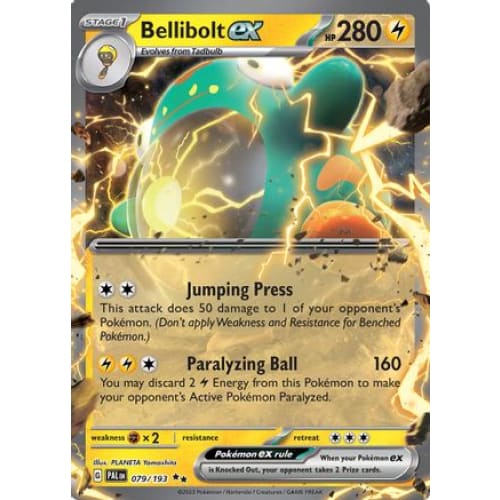 Bellibolt ex - 079/193 (79) Double Rare Holofoil - Single
