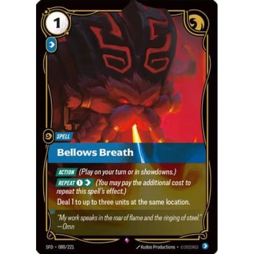Bellows Breath (080/221) - Spiritforged Foil - Single