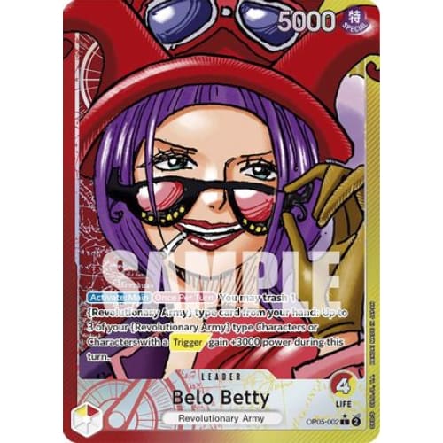 Belo Betty (002) (Alternate Art) OP05-002 L Awakening