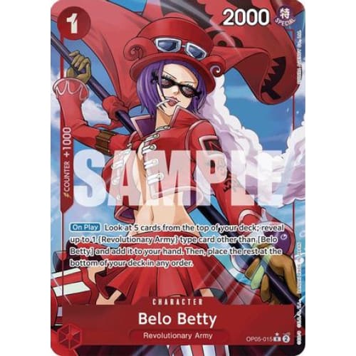 Belo Betty (Alternate Art) OP05-015 R Premium Booster -The