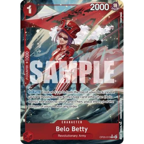 Belo Betty (Full Art) OP05-015 R Premium Booster -The Best-