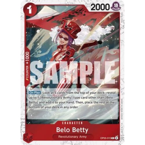 Belo Betty (Jolly Roger Foil) OP05-015 R Premium Booster