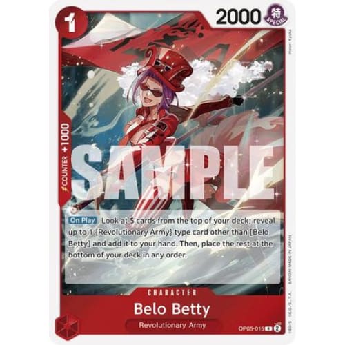 Belo Betty (OP05-015) (Reprint) OP05-015 R Premium Booster