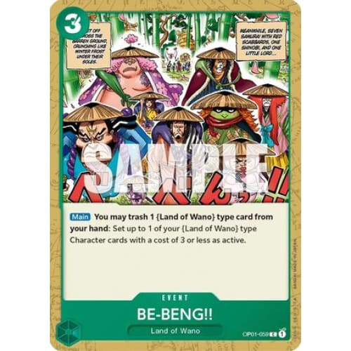 BE-BENG!! OP01-059 C Romance Dawn - Single