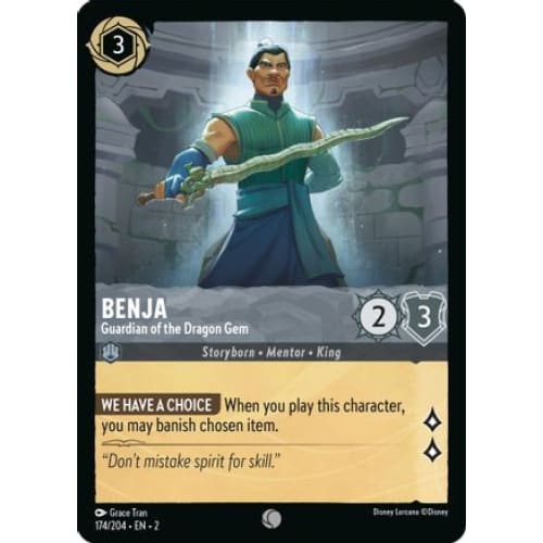 Benja - Guardian of the Dragon Gem (174/204) - Rise