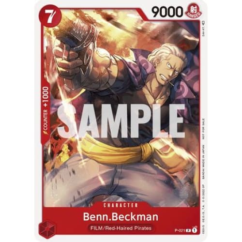Benn.Beckman (One Piece Film Red) P-021 PR One Promotion
