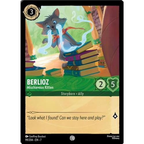 Berlioz - Mischievous Kitten (99/204) - Archazias Island