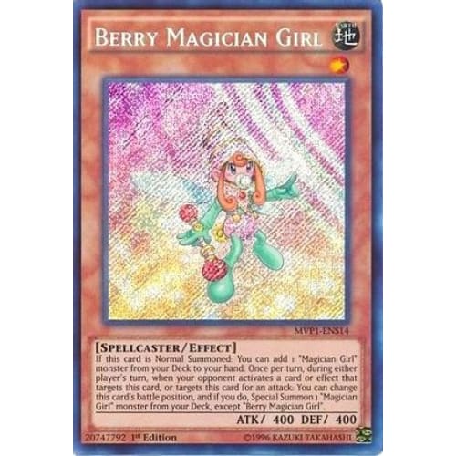 Berry Magician Girl (MVP1-ENS14) Secret Rare 1st Edition