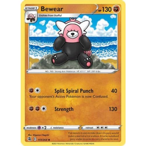 Bewear (151/264) Uncommon Reverse Holofoil - Single
