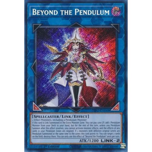 Beyond the Pendulum (DIFO-EN048) Secret Rare 1st Edition